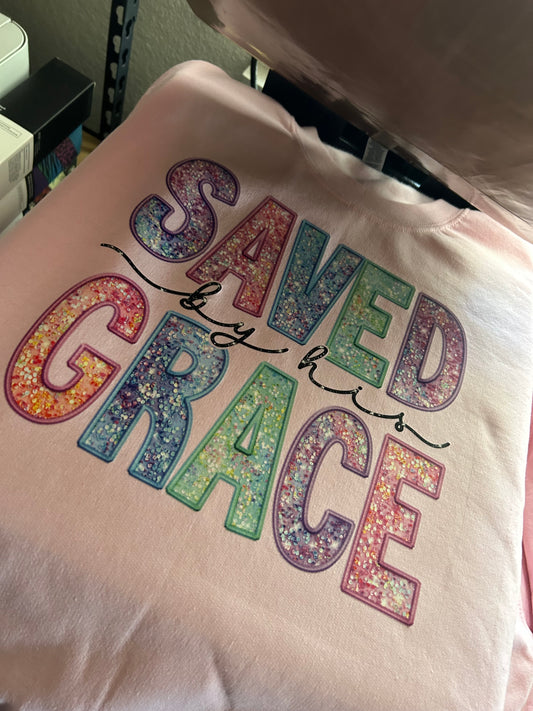 Saved By His Grace Sweater