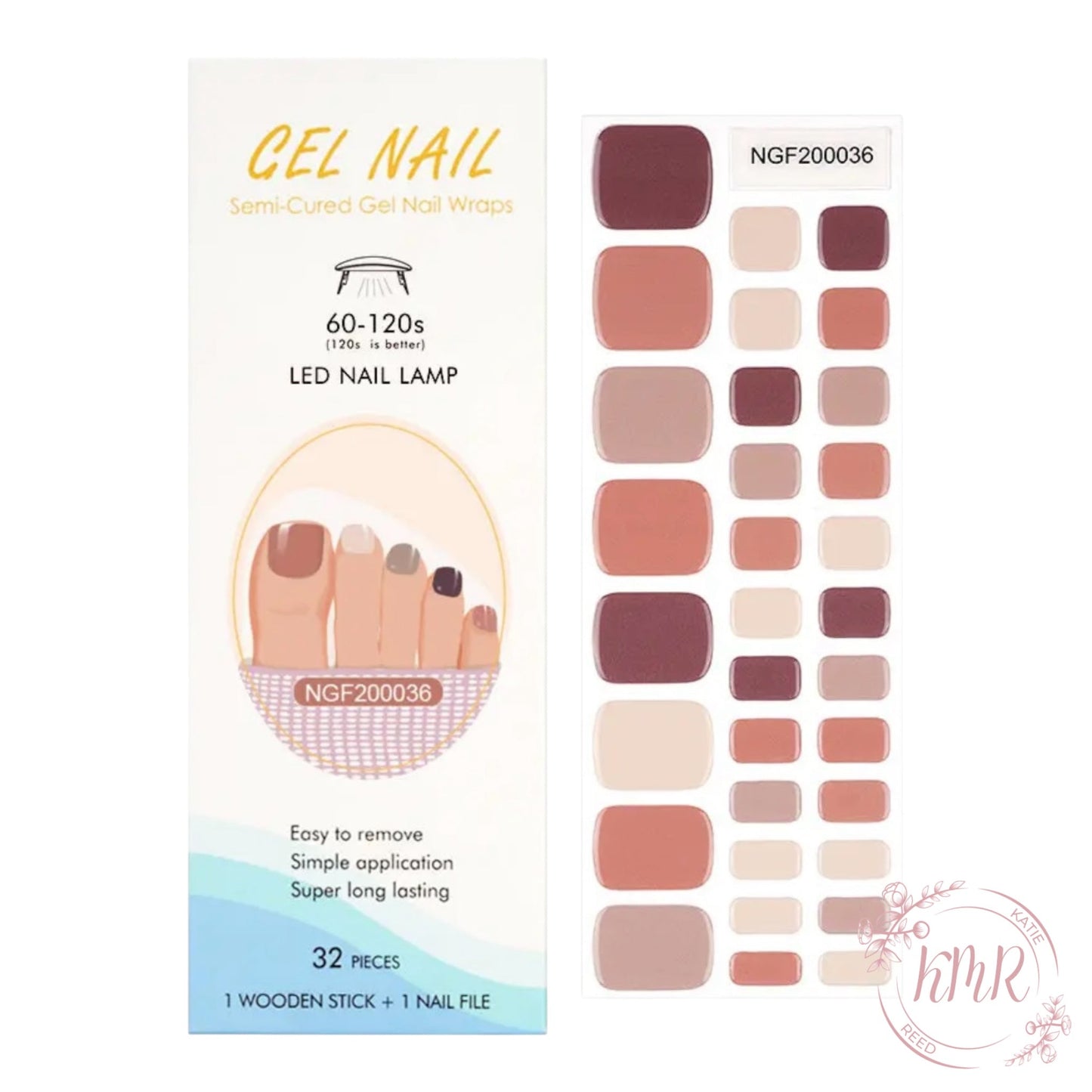 Heath Premier Gel Pedicure Wrap
