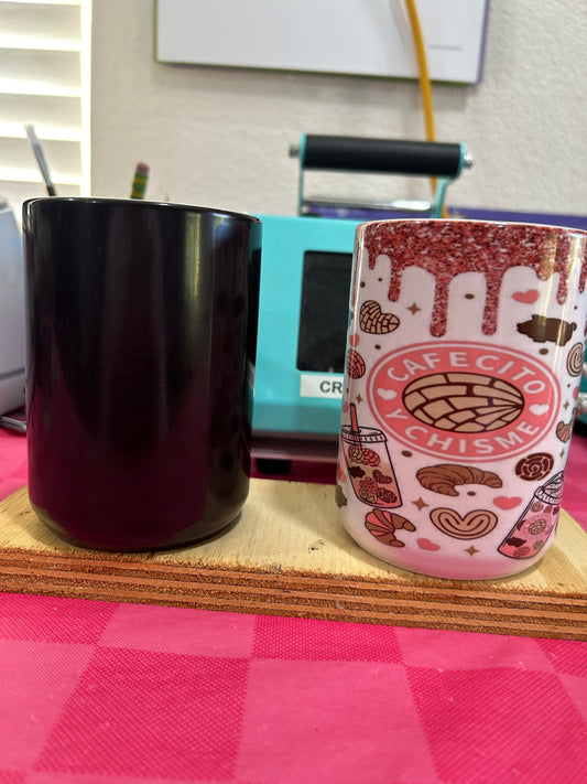 Color Changing Cafecito Y Chisme 15oz mug