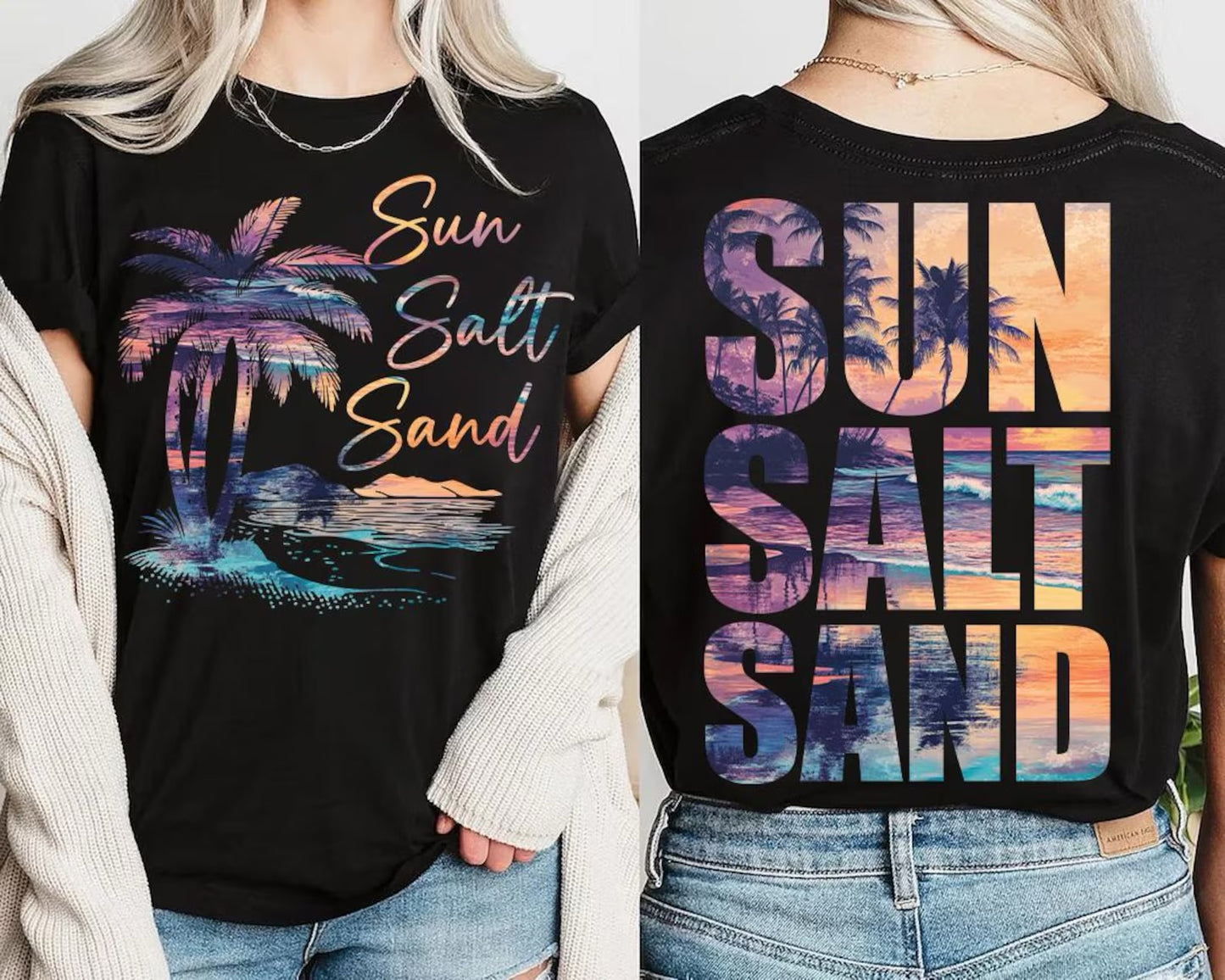 Retro Sun Salt San T-shirt