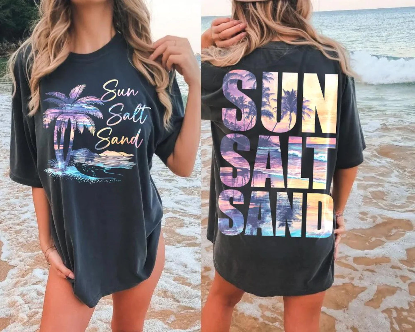Retro Sun Salt San T-shirt