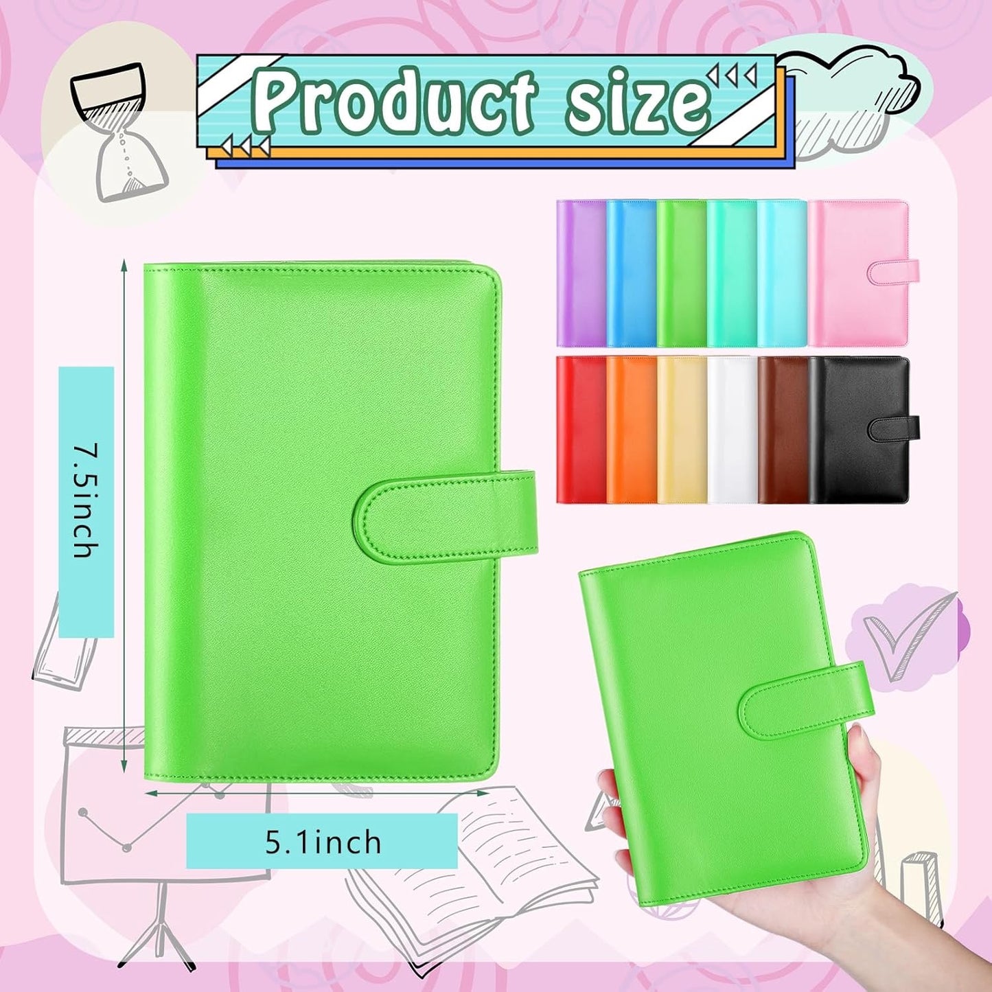 Custom Budget Binder (Regular&Glitter Colors)