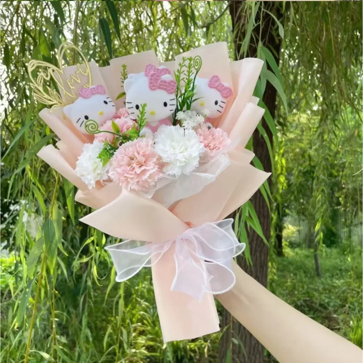 Hello Kitty Sanrio Character Bouquet – Kawaii Gift for Valentine’s, Birthday
