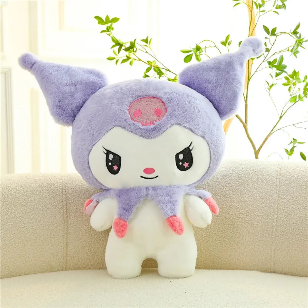 55cm Kawaii My Melody & Kuromi Plush Dolls – Sanrio Stuffed Toy Gift