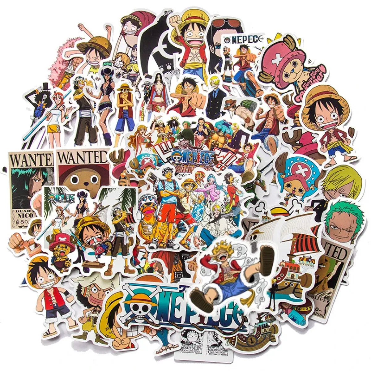Anime Luffy One Piece Stickers