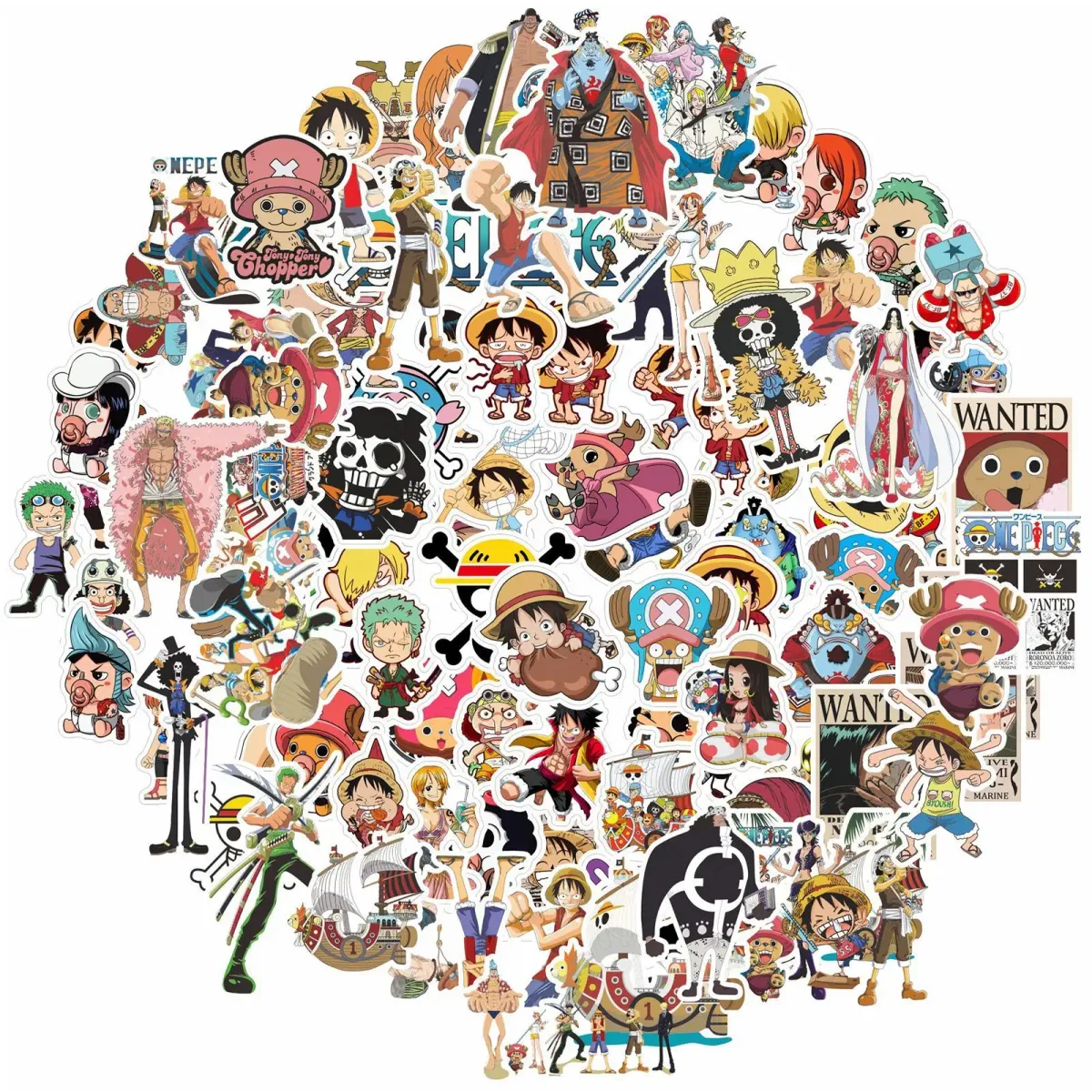 Anime Luffy One Piece Stickers