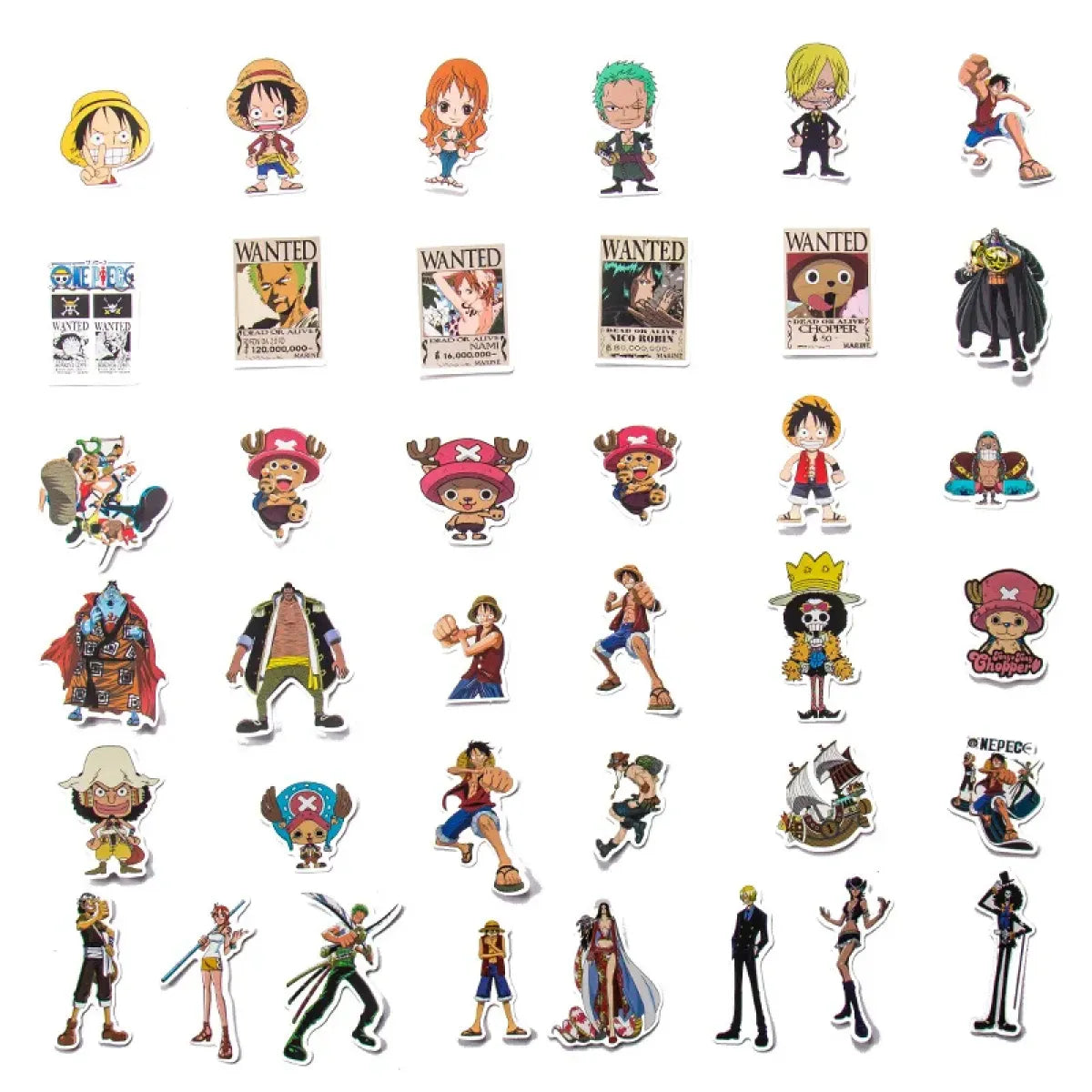 Anime Luffy One Piece Stickers