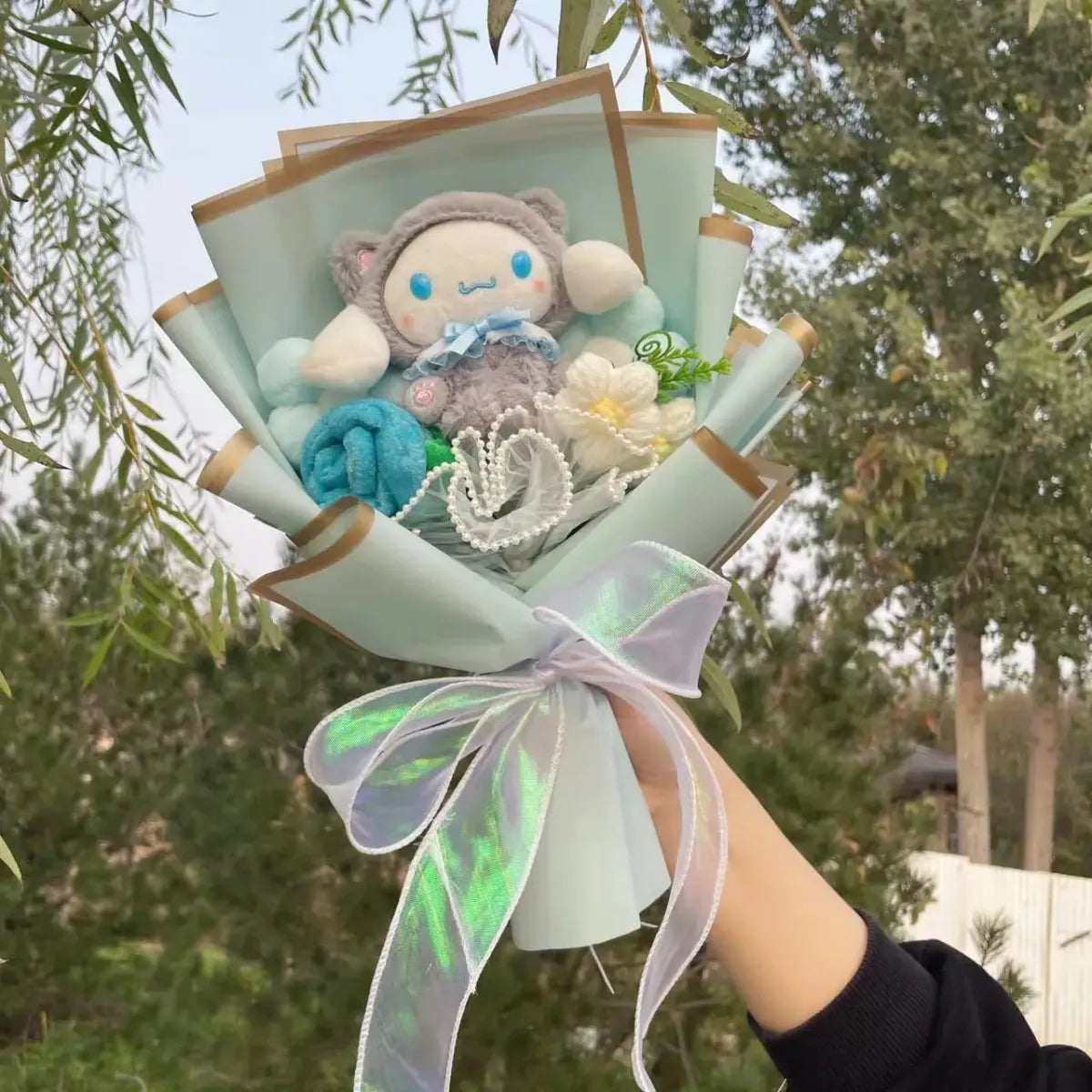 Kawaii Hello Kitty Plush Bouquet – Sanrio Flower Gift for Birthdays