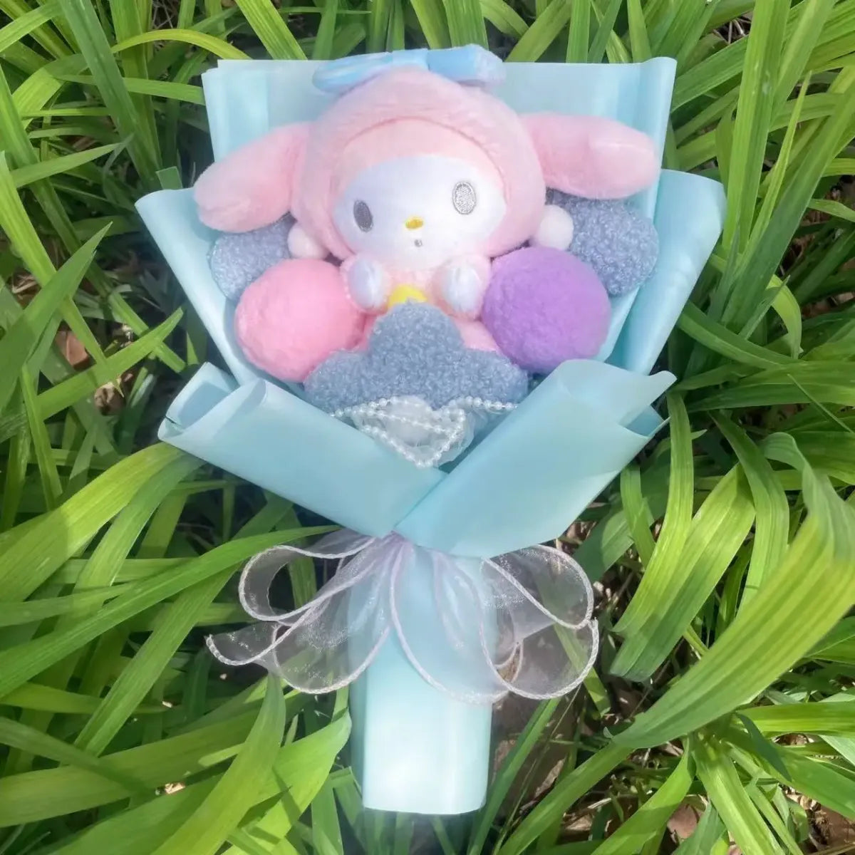 Kawaii Hello Kitty Plush Bouquet – Sanrio Flower Gift for Birthdays