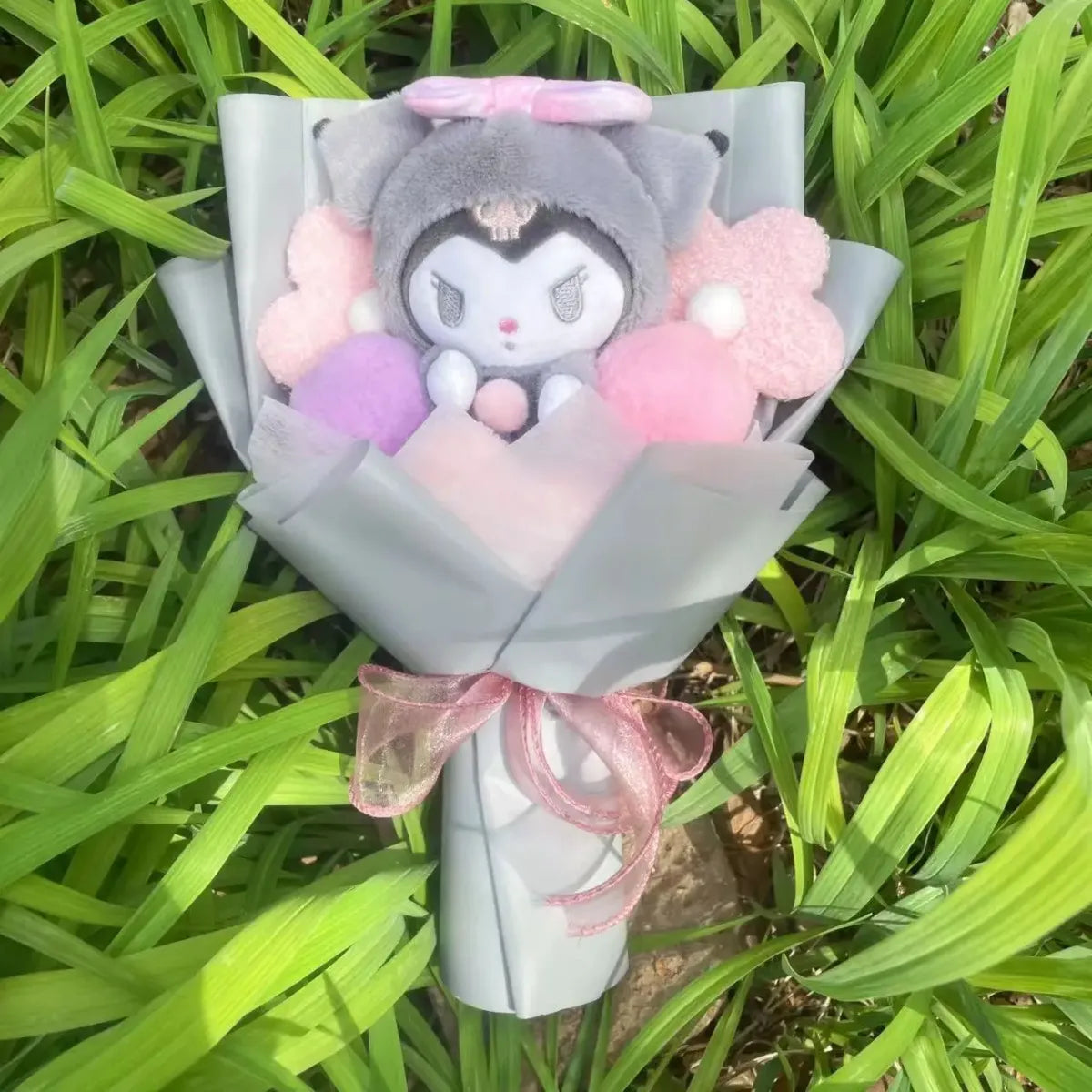 Kawaii Hello Kitty Plush Bouquet – Sanrio Flower Gift for Birthdays