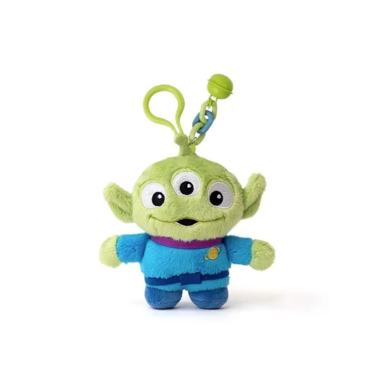 12cm Kawaii Stitch Plush Keychain – Blue & Purple Bag Charm Accessory