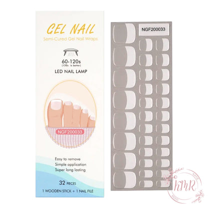 Peony Premier Gel Pedicure Wrap