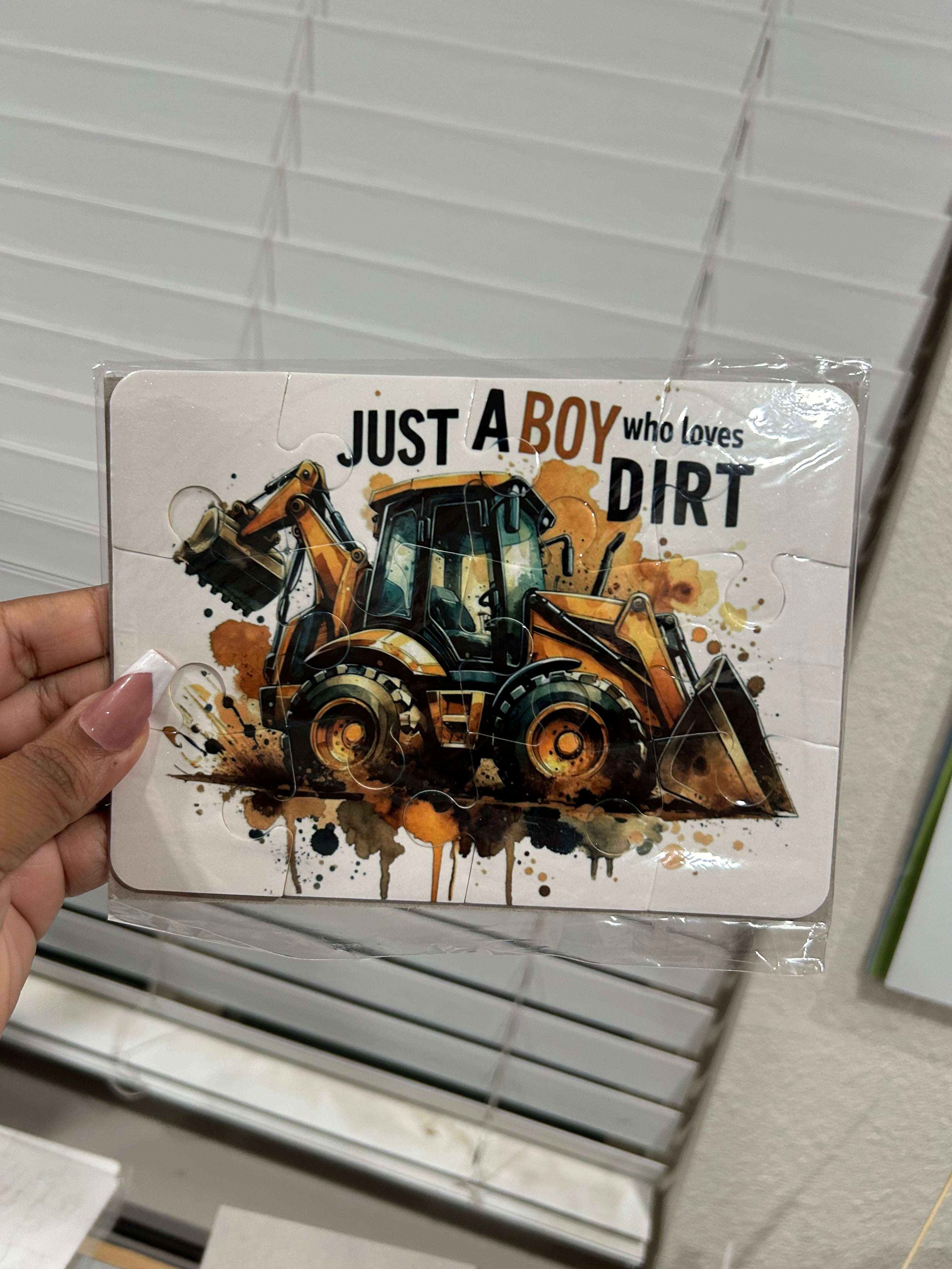 Just a Boy who loves dirt puzzle