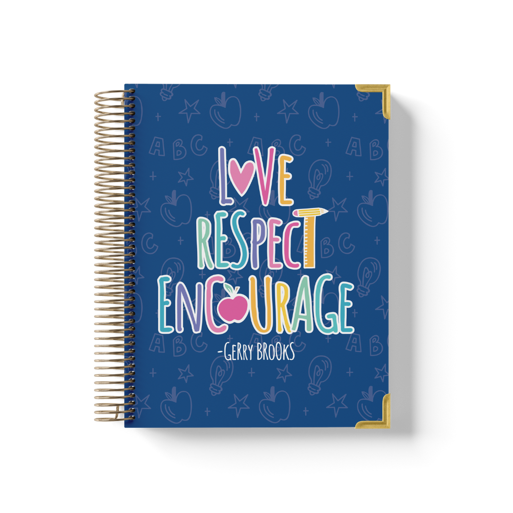 Gerry Brooks Teacher Planner by BERTEAU & Co.
