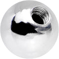 Solid 14k White Gold Replacement Ball 3mm - 16G