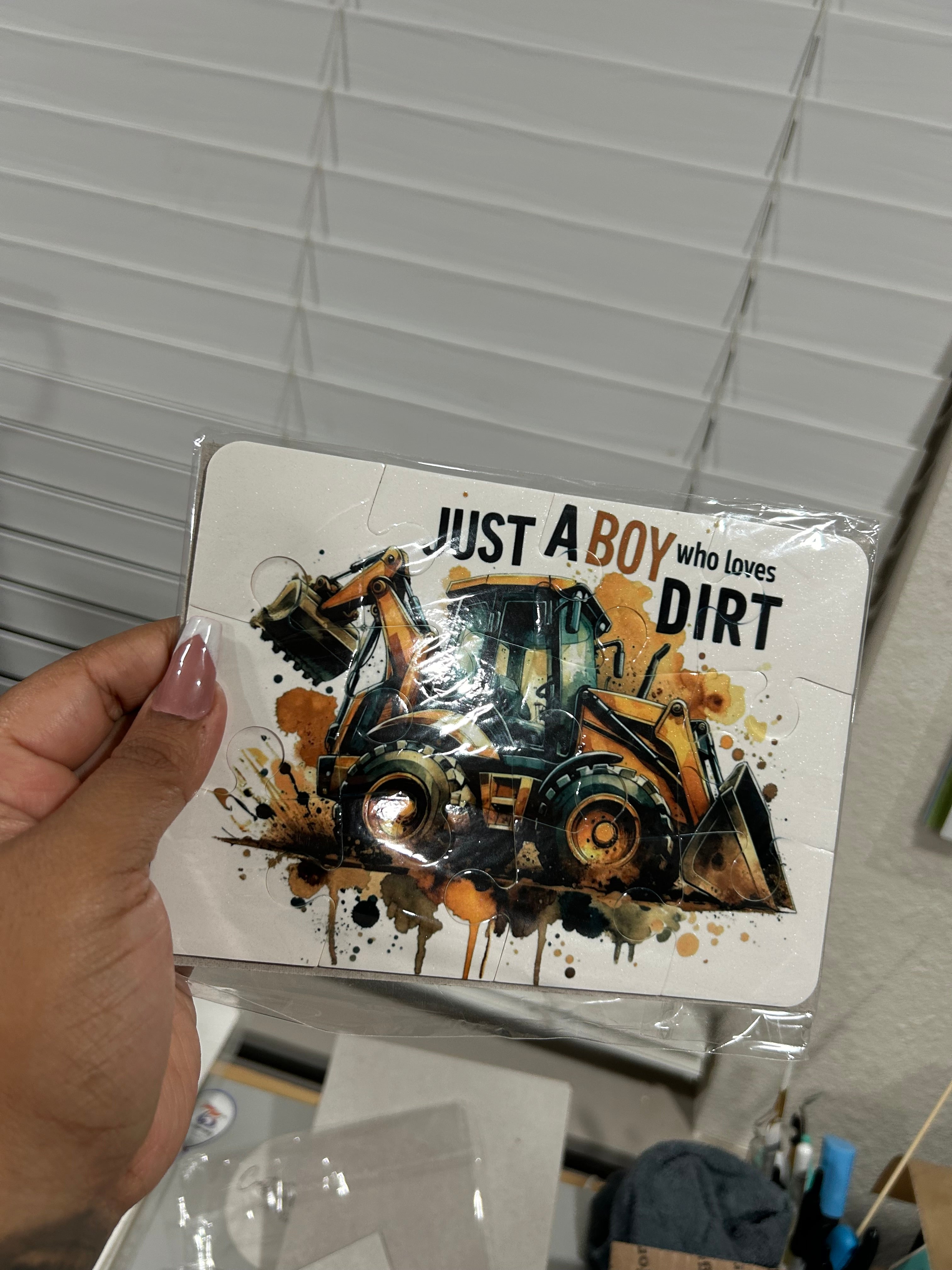 Just a Boy who loves dirt puzzle