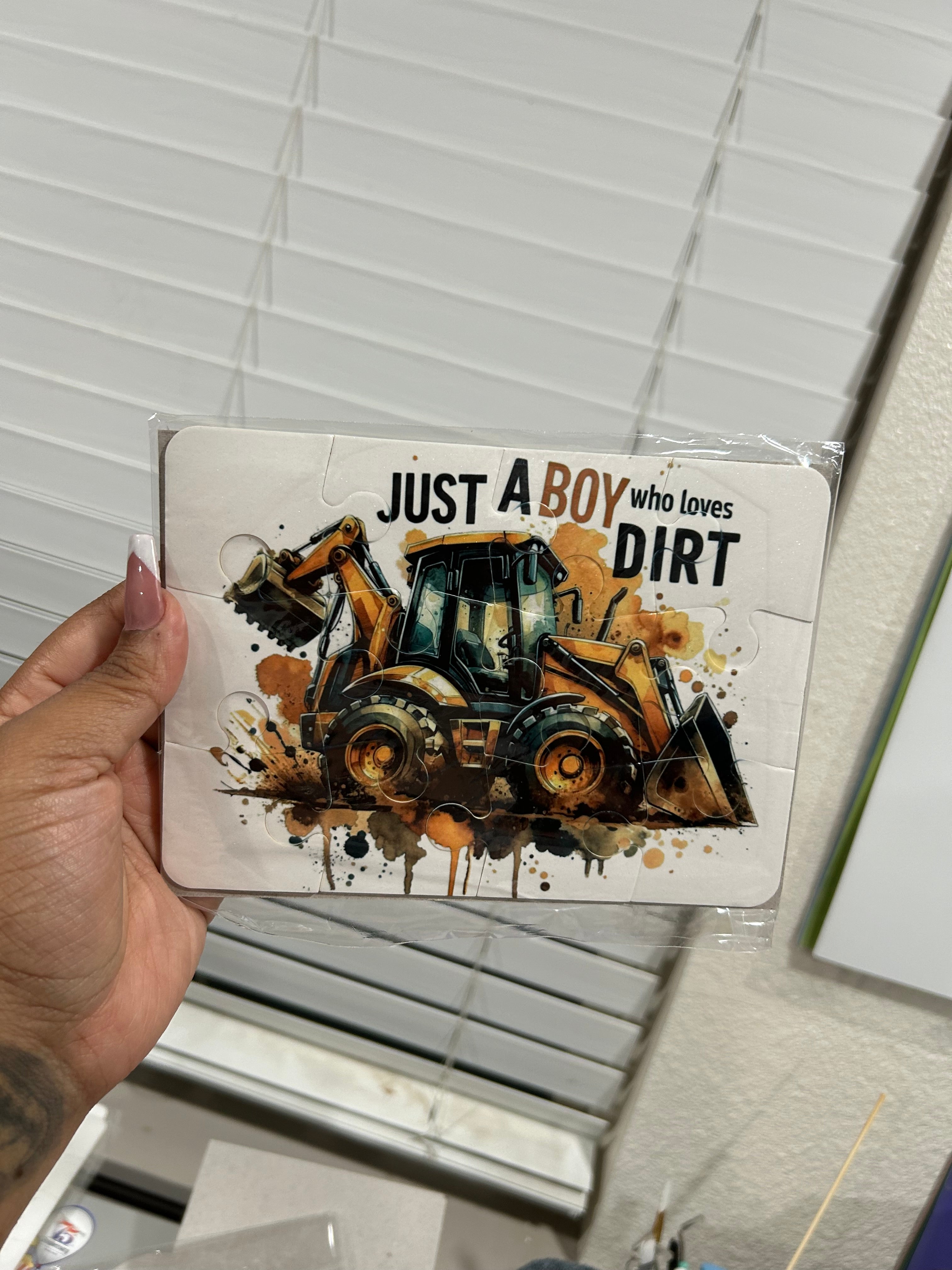 Just a Boy who loves dirt puzzle