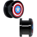 9/16 Captain America Screw Fit Plugs Set