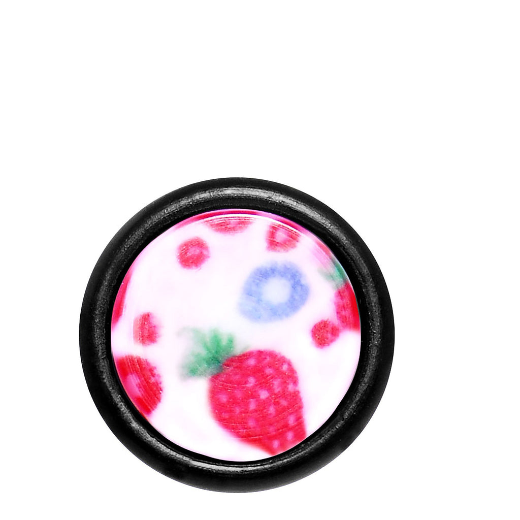 000G Strawberry Fake Taper Ear Plug