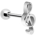 Treble Clef Music Note Tragus Cartilage Earring