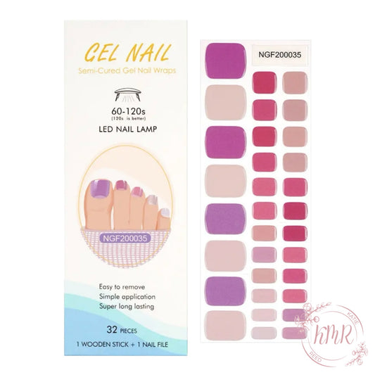 April Premier Gel Pedicure Wrap