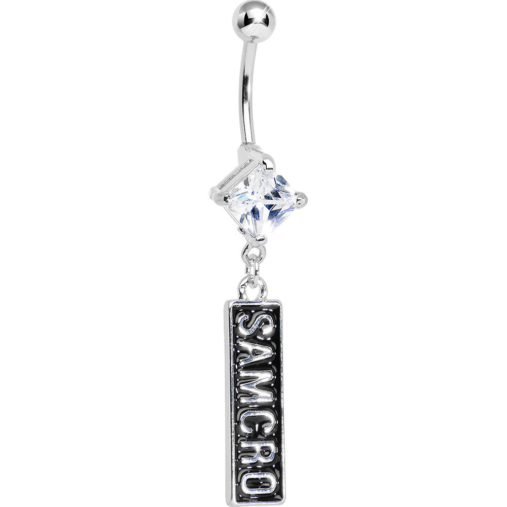 Licensed Sons of Anarchy Motorcycle Club Dangle Belly Ring