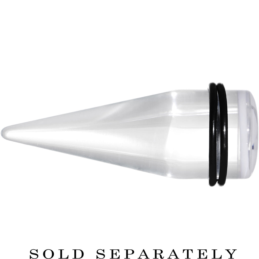18mm Clear White Acrylic Wish on a Star Taper