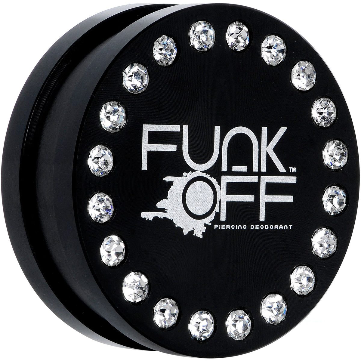 Clear Gem Black Funk-Off Piercing Deodorant