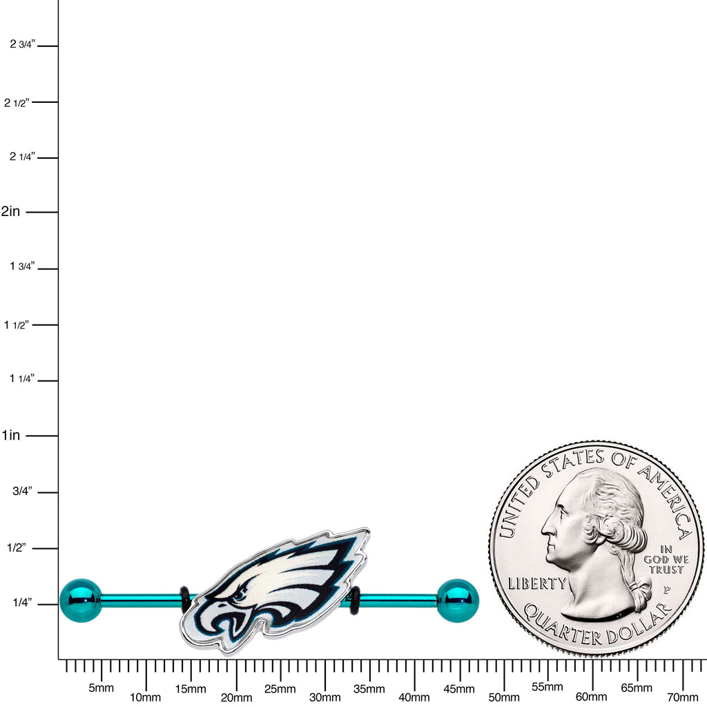 Officially Licensed NFL Philadelphia Eagles Industrial Barbell
