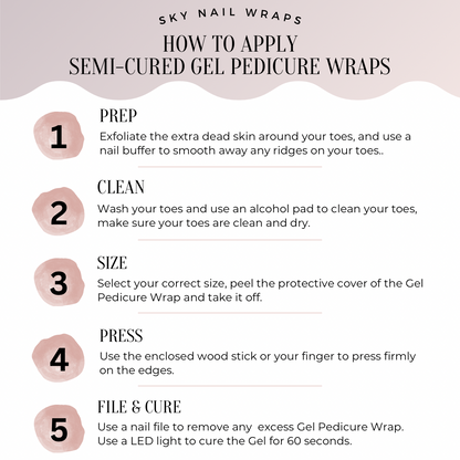 Birch Premier Gel Pedicure Wrap