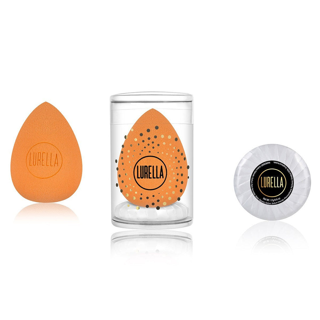 Teardrop Beauty Sponge - Orange