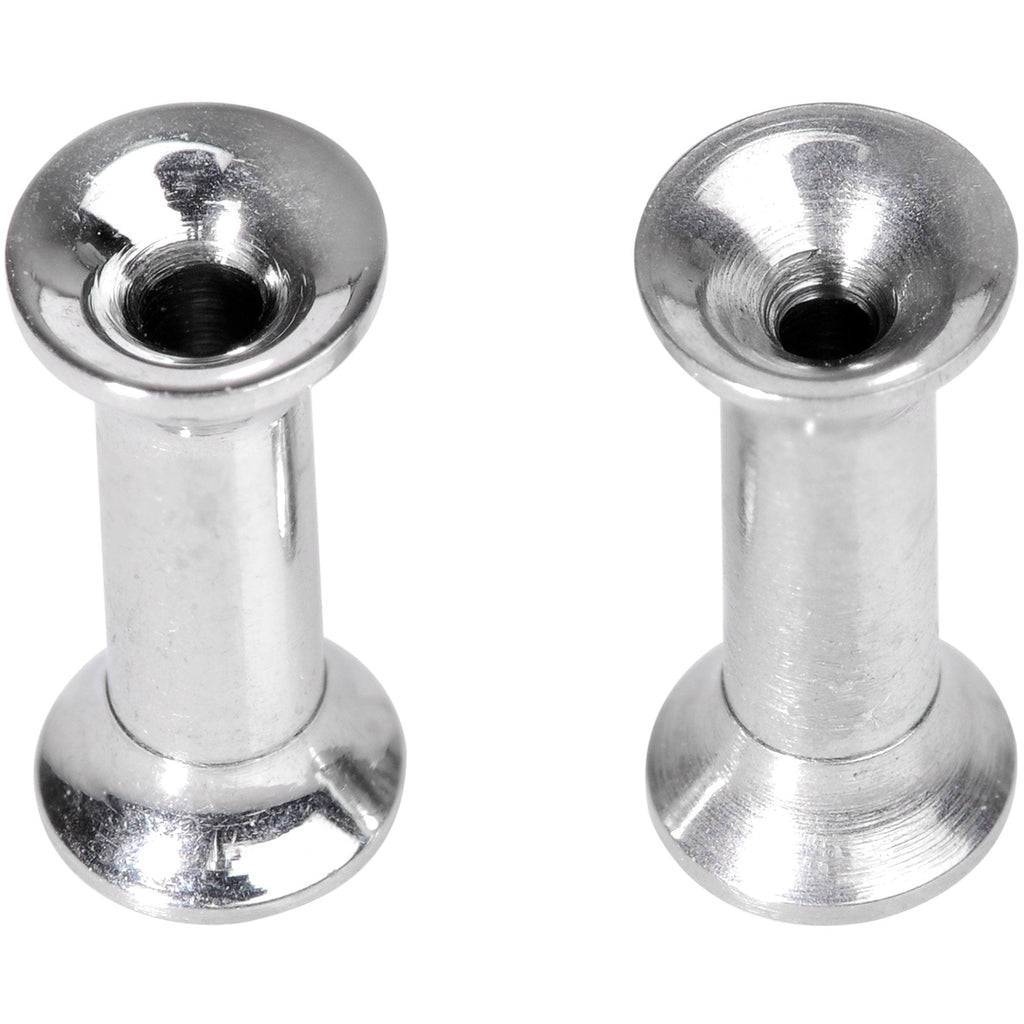 10G Steel Internally Threaded Screw Fit Tunnel Plug Set
