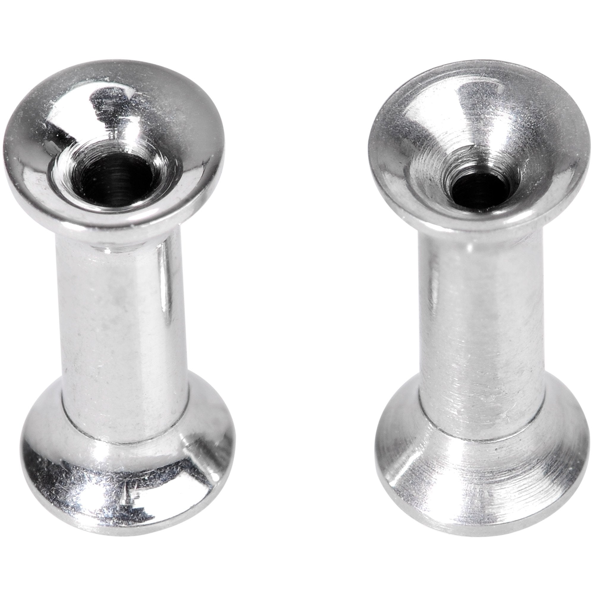 10G Steel Internally Threaded Screw Fit Tunnel Plug Set