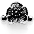 16G 1/2 Blooming Tropical Flower Cuff Cartilage Earring