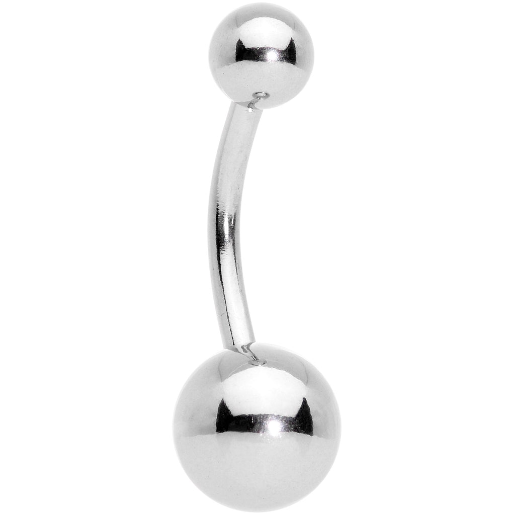 Clear Gem Red Holiday Cupcake Belly Ring Set of 4