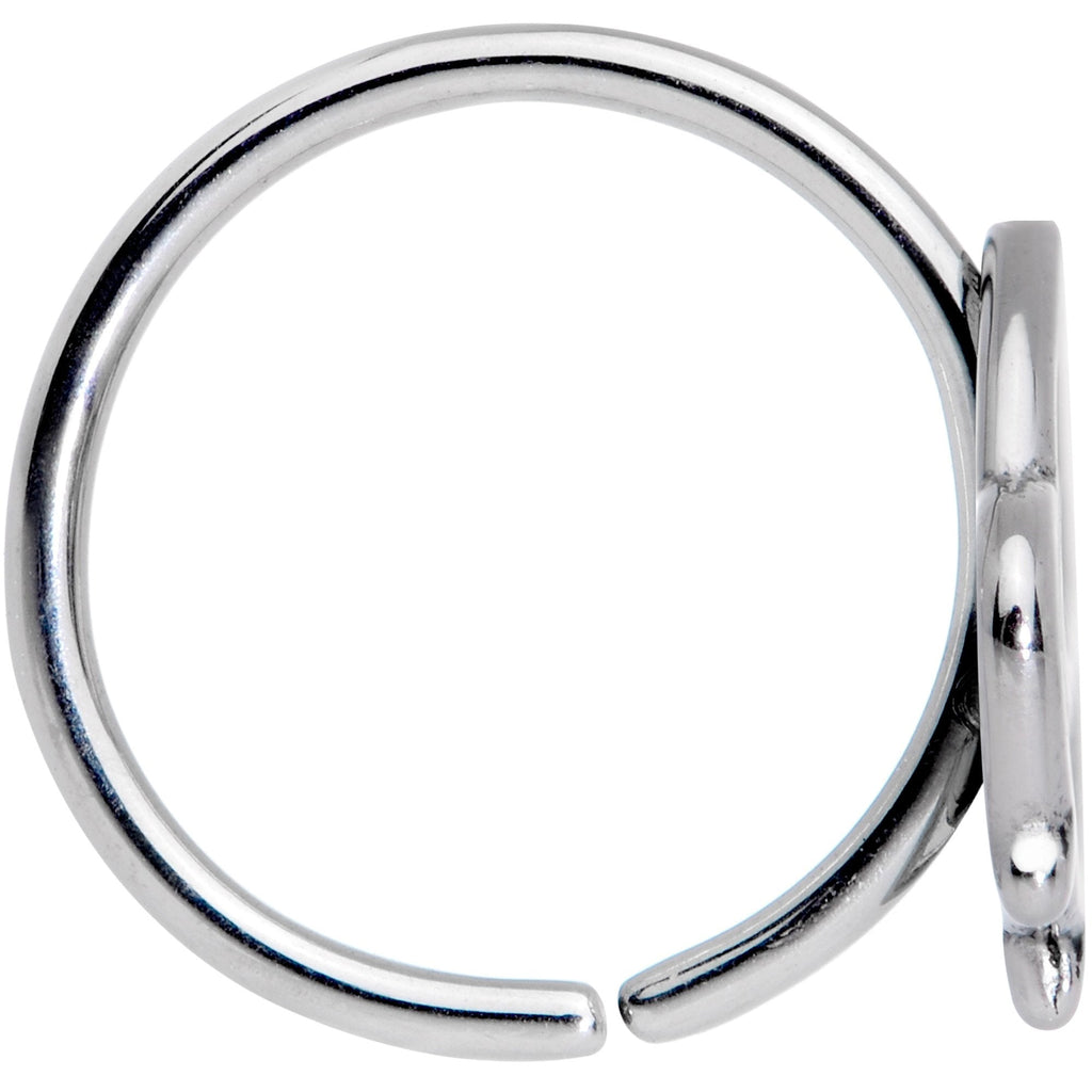 20G 5/16 Alien Spacecraft UFO Seamless Circular Ring