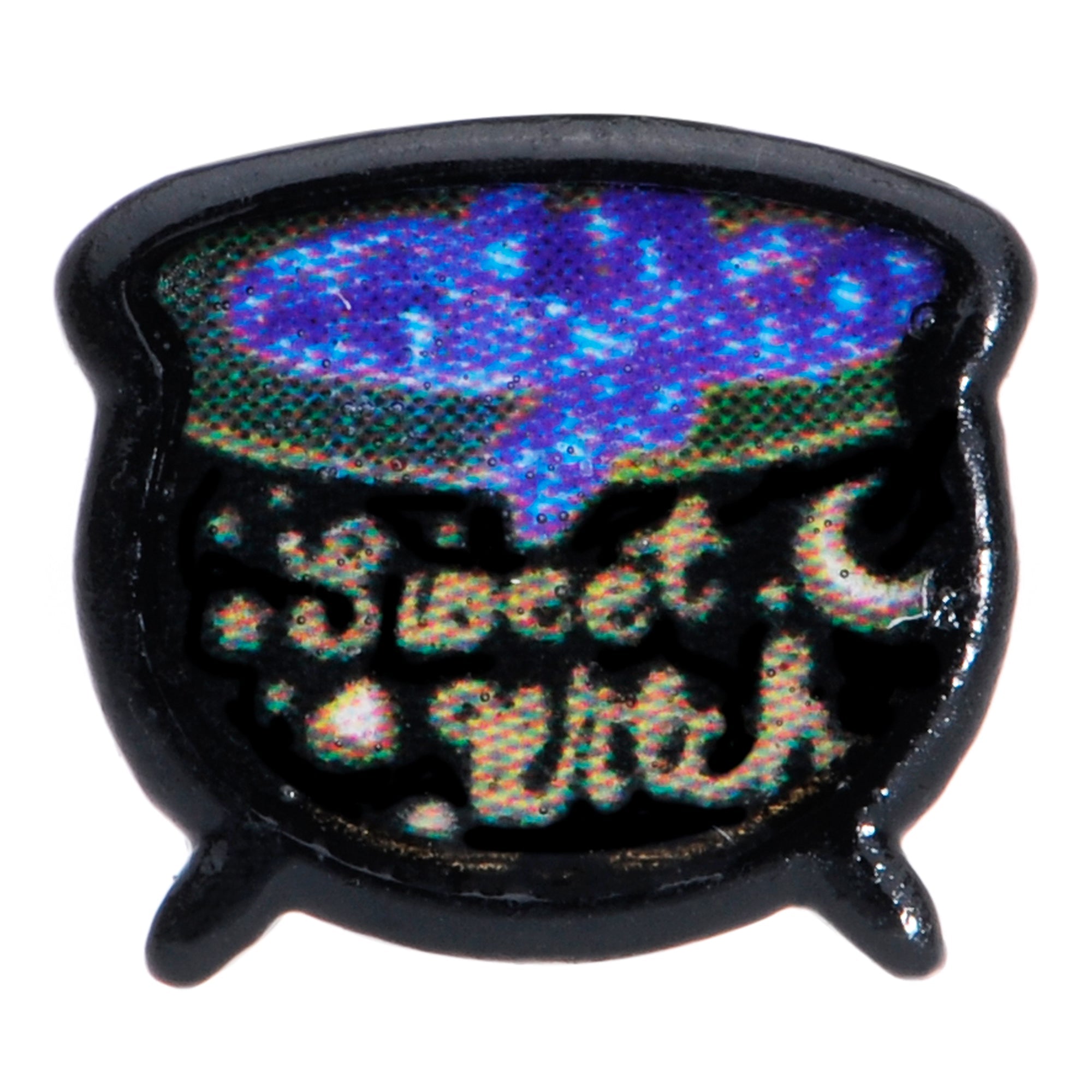 16G 5/16 Sweet Witch Cauldron Halloween Labret Monroe Tragus