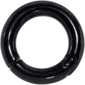 4G 5/8 Black PVD Steel Hinged Segment Ring