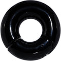 00G 1/2 Black PVD Steel Hinged Segment Ring