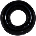 00G 5/8 Black PVD Steel Hinged Segment Ring