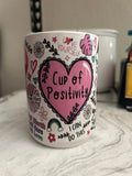 Taza Positividad 15oz (cambia de color)