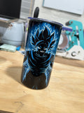 Blue flame shadow 12oz sippy tumbler