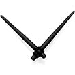 Black Matte Acrylic Straight Taper Set Available in Sizes 12G to 00G