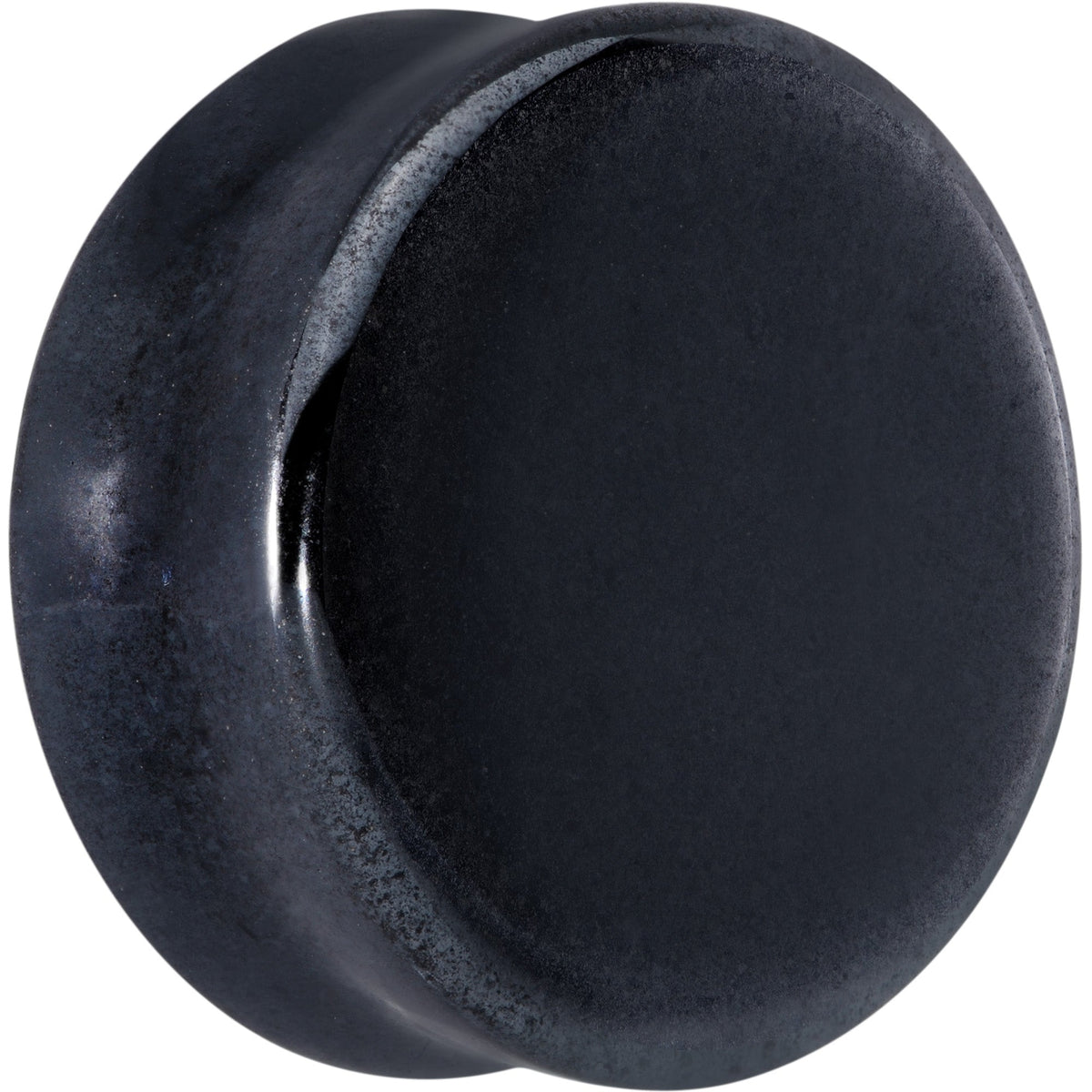 Natural Black Hematite Stone Saddle Plug Set