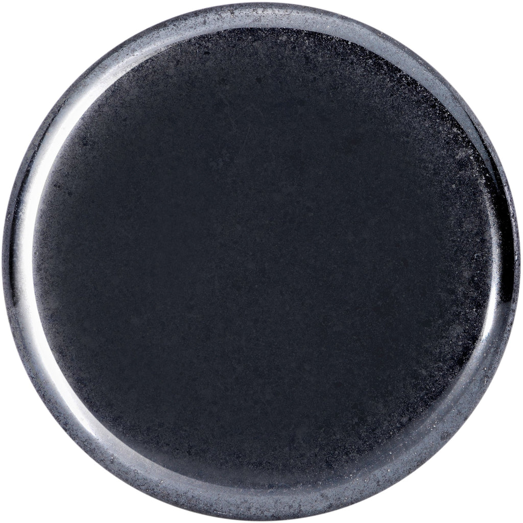 Natural Black Hematite Stone Saddle Plug Set