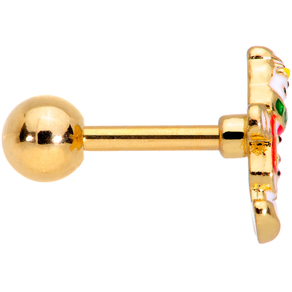 Holiday Snowman Santa Tragus Cartilage Earring