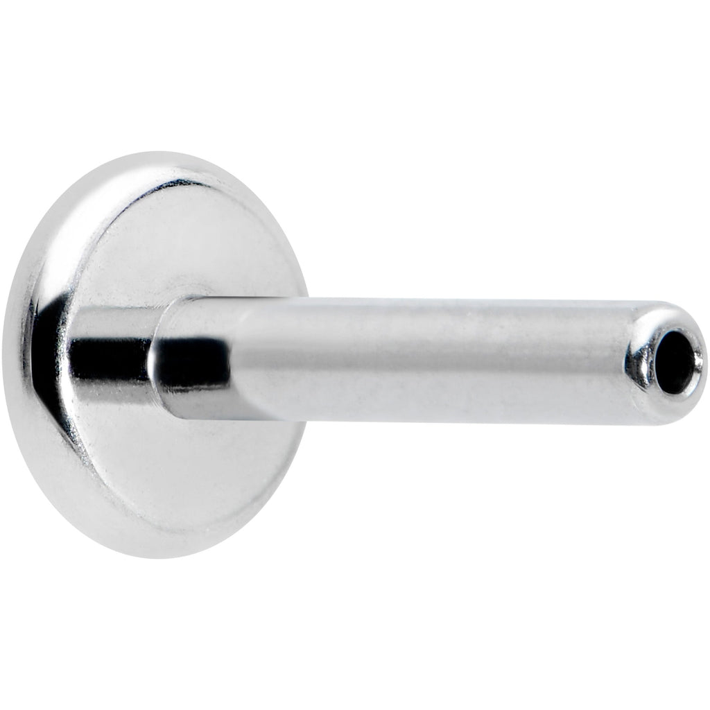 16G 1/4 G23 Titanium Threadless Post Only Labret Tragus