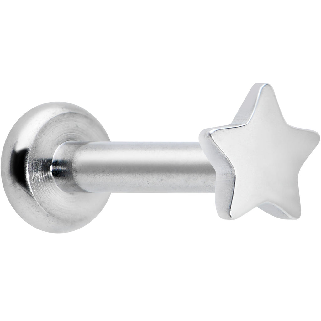 16G 1/4 G23 Titanium Super Star Internal Thread Labret Monroe Tragus
