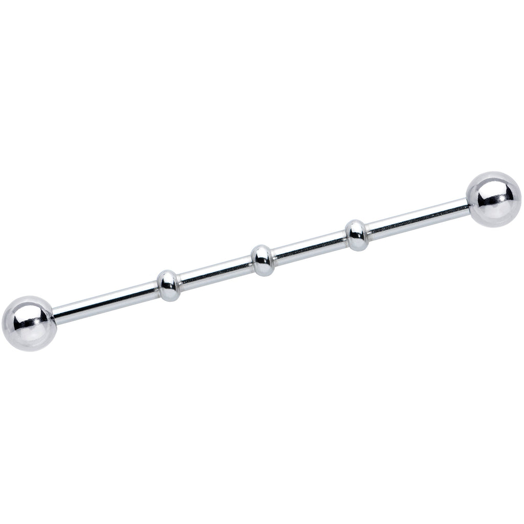 14G Loops Waves Industrial Project Bar 40mm Set of 5