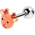 16G 5/16 Santa's Reindeer Cartilage Tragus Earring